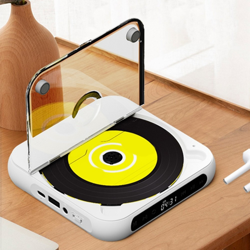 CDPlayer: Bærbar Bluetooth Og Kablet CD-Afspiller