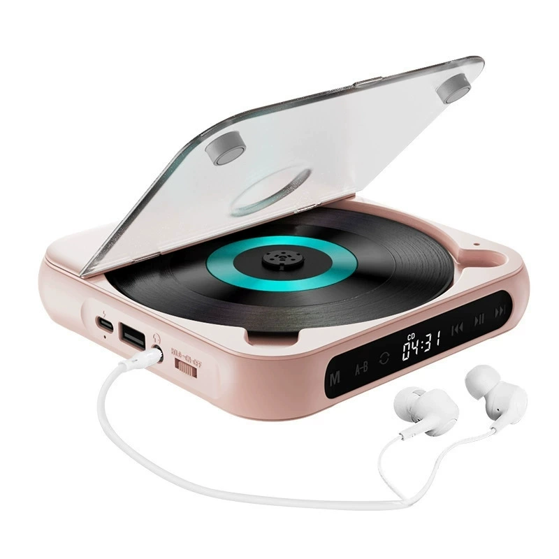 CDPlayer: Bærbar Bluetooth Og Kablet CD-Afspiller