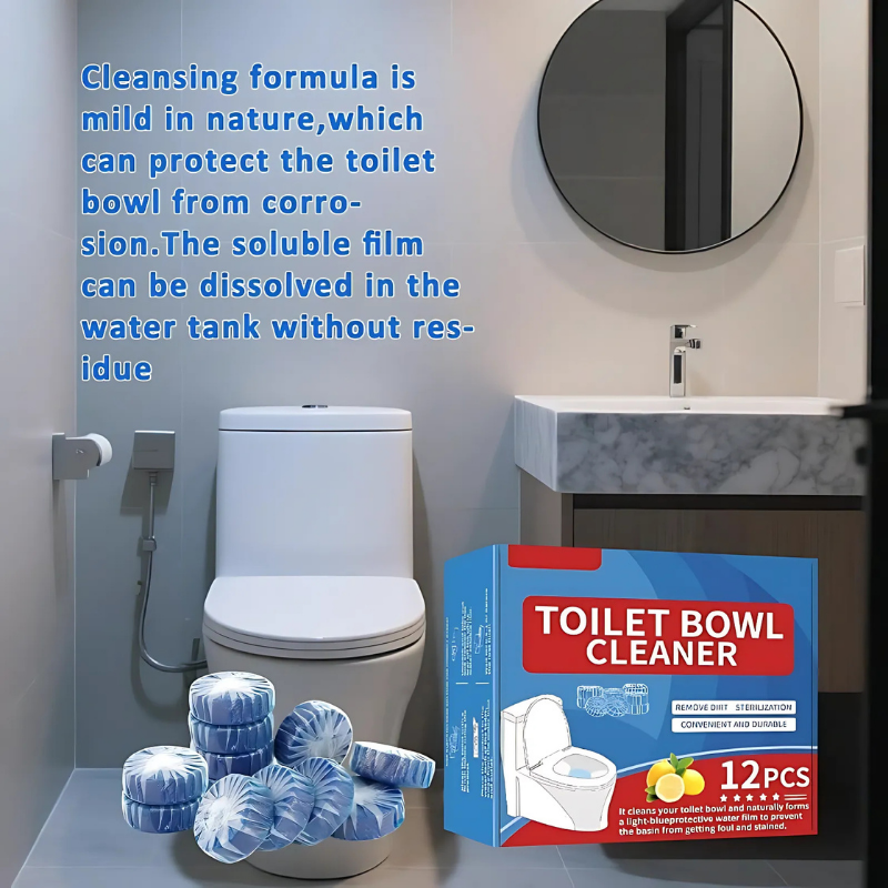 Cleaner Pro° ToiletTablets: Automatisk Drop-In Toiletrens Tabletter