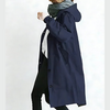 Icone™ ElegantCoat - All-Weather Let Komfort Hætte Elegant Frakke