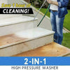 Cleaner Pro° PressureWasher: 2-i-1 Højt Tryk Vaskemaskine