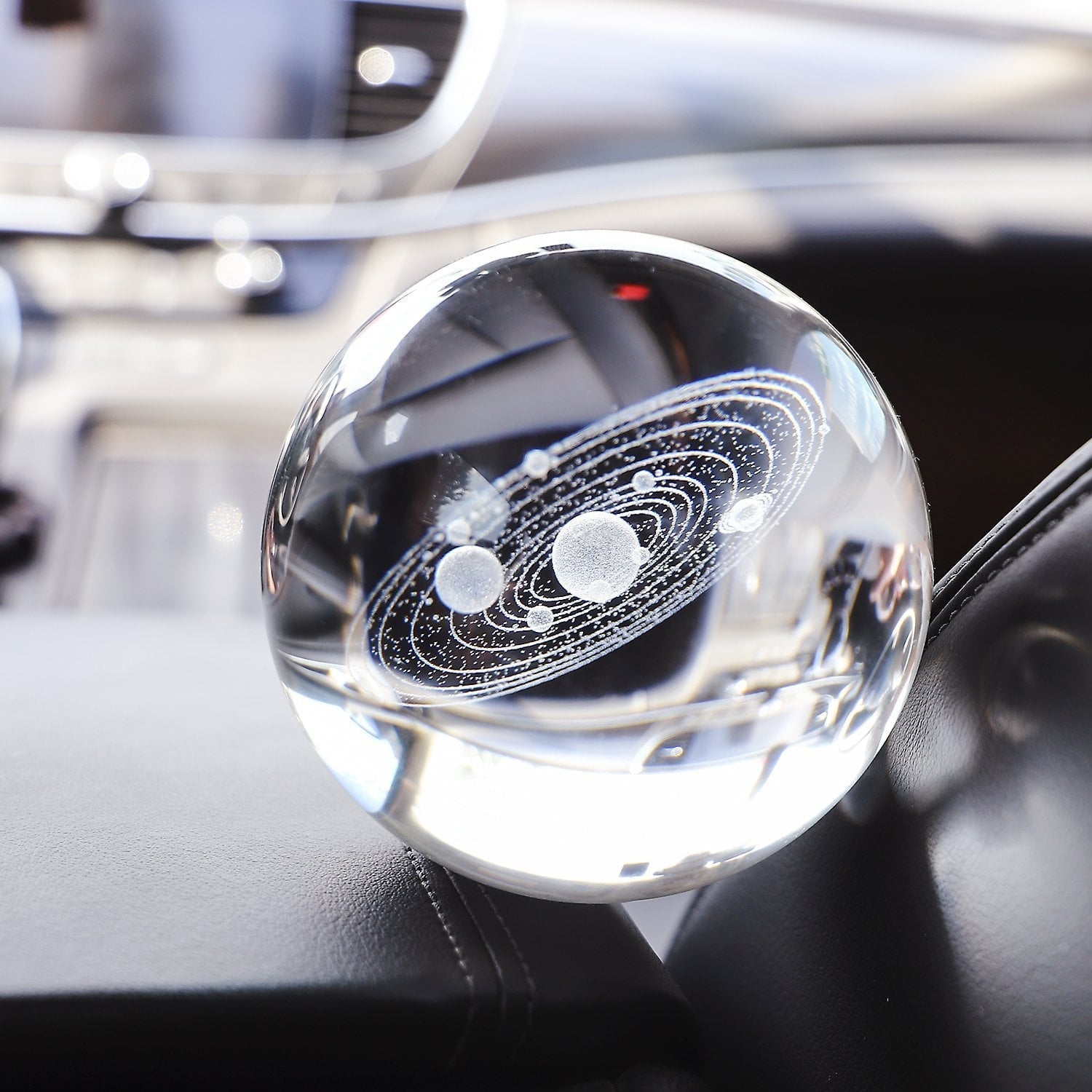 Ledsen™ CrystalBall - 3D-Solsystemkrystalkugle Med LED-Lys