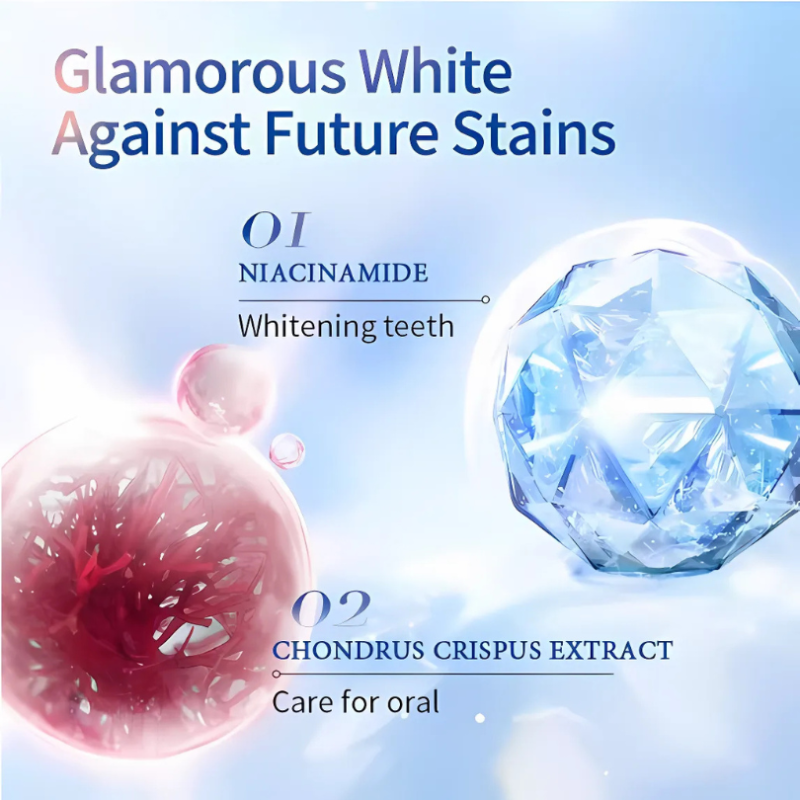 WhiteningToothpaste 1+1 GRATIS: Niacinamid-Tandpasta Til Blegning Og Fjernelse Af Pletter
