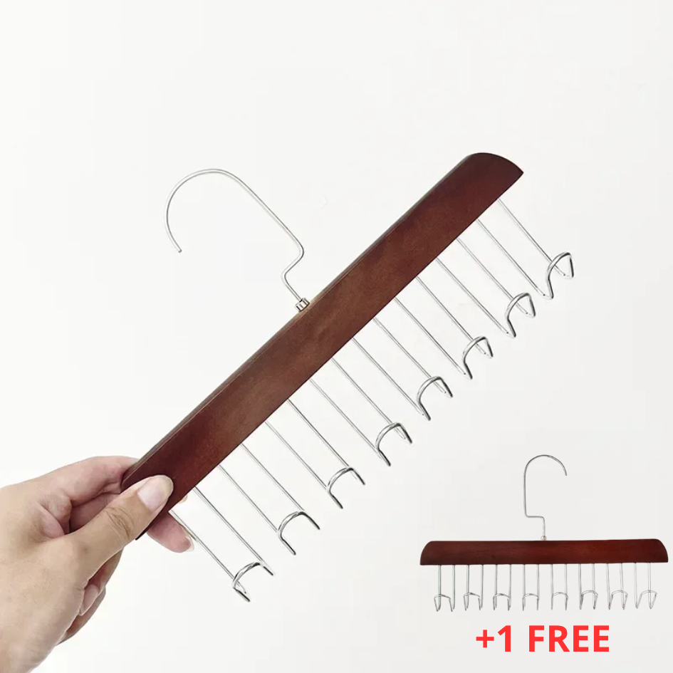 GlideHold® ClosetHanger 1+1 GRATIS: Holdbar Pladsbesparende Alsidig Tøjhanger