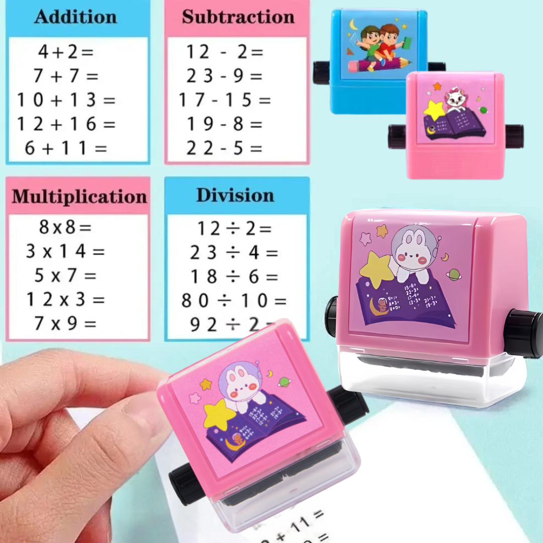 Kletshuts™ MathStamp: Digital Roller Matematik Undervisning Stempel