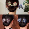 Rose® HairTie 1+1 GRATIS: Stilfuld Hårbånd Elegant Vintage Krystal Hestehale Twist Holder