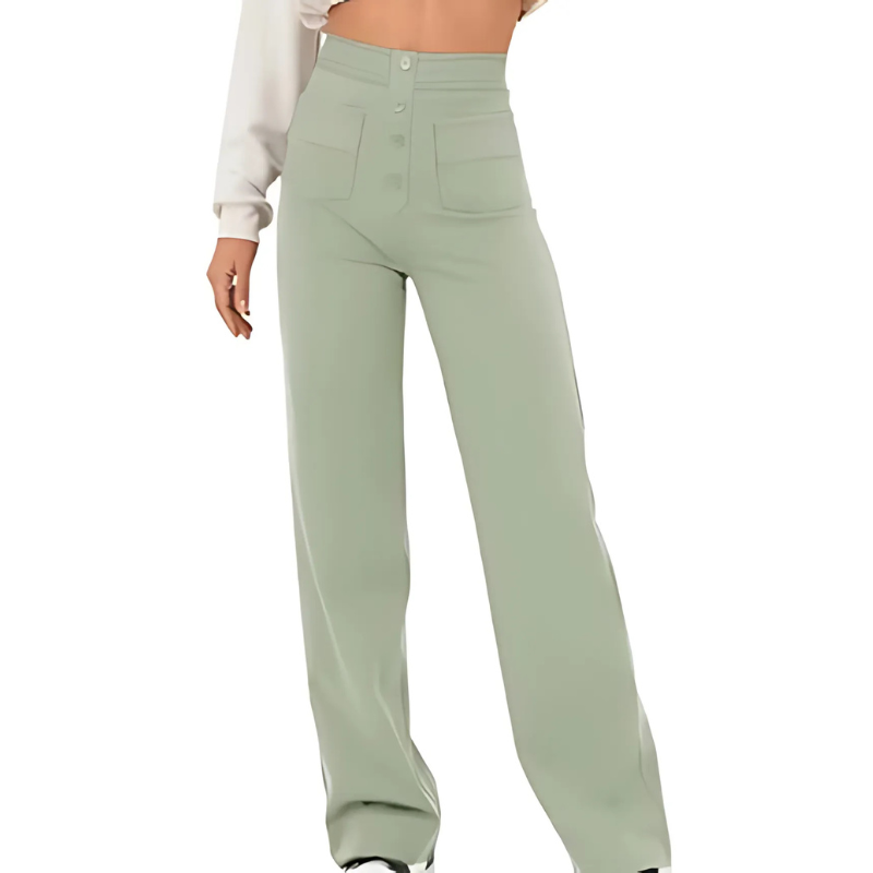Icone™ FlexTrousers: Høj Taljet Alle Dag Komfort Fleksibel Bukser