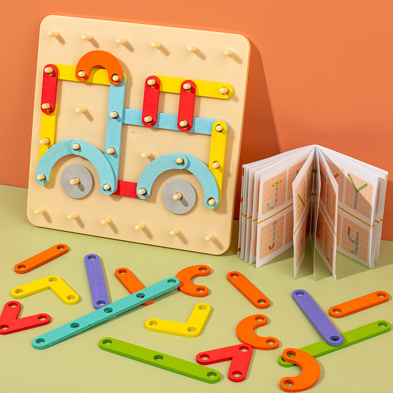 Kletshuts™ PuzzleBoard - Montessori Træ Gåde Bestyrelse Sæt