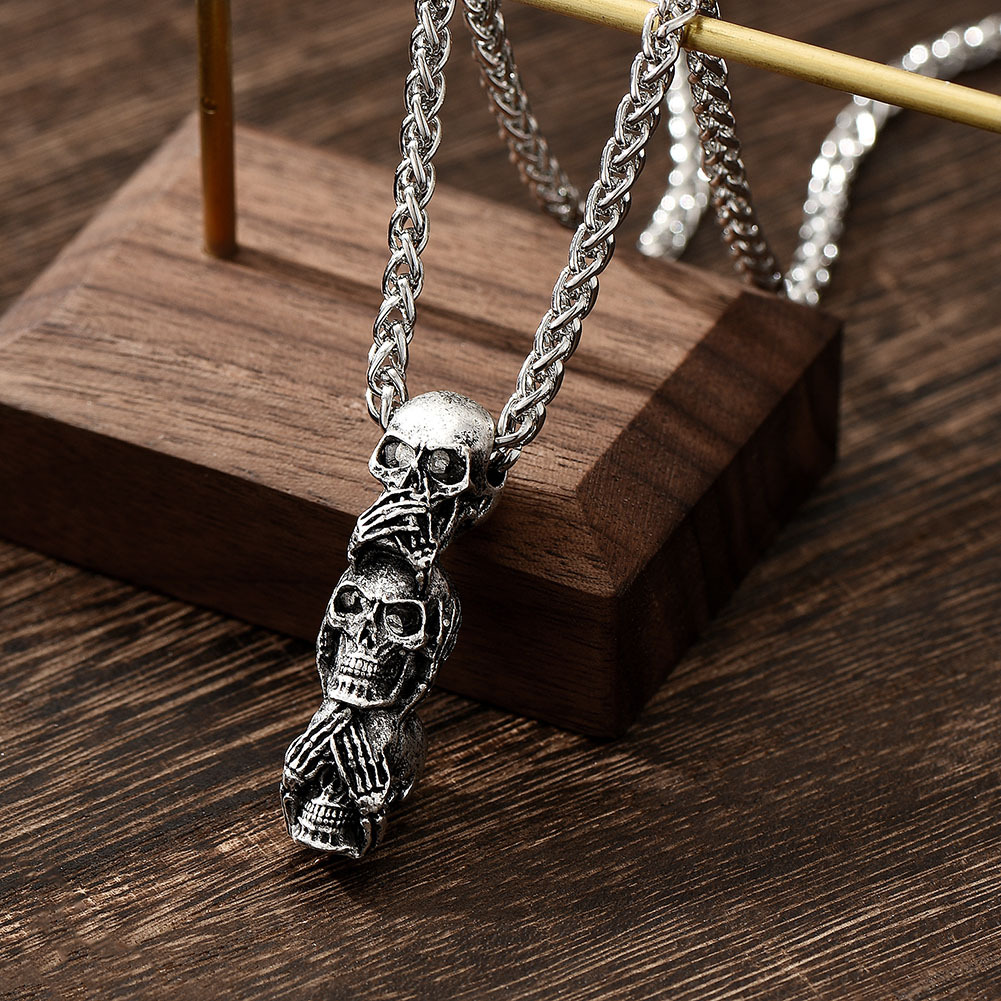 Jewelance™ SkullNecklace: Kranium Halskæde For Men And Kvinder