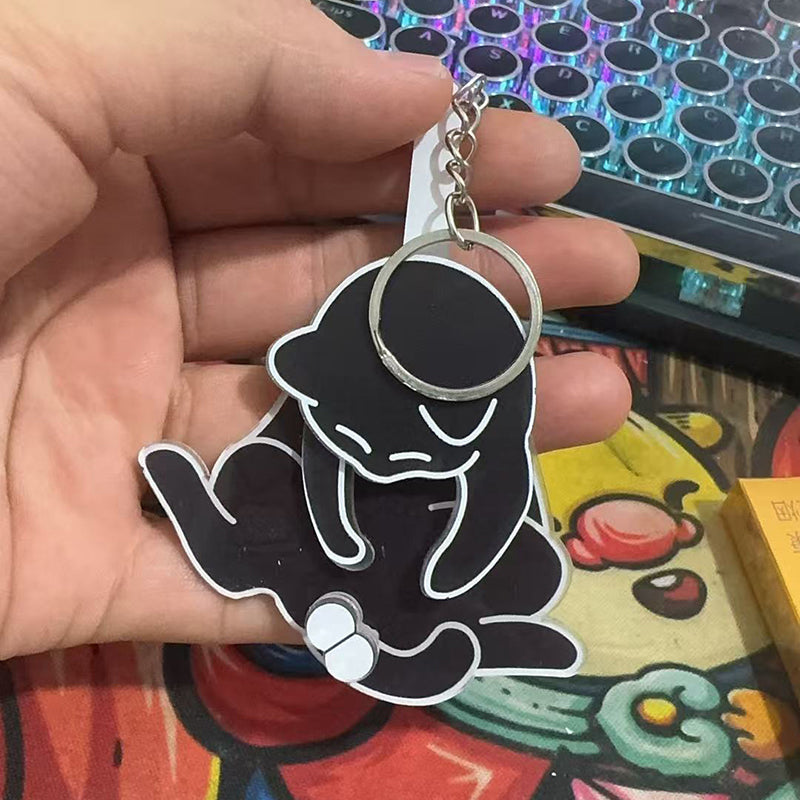 CatKeychain 1+1 GRATIS: Sjov Legende Unik Kat Nøglering Tilbehør