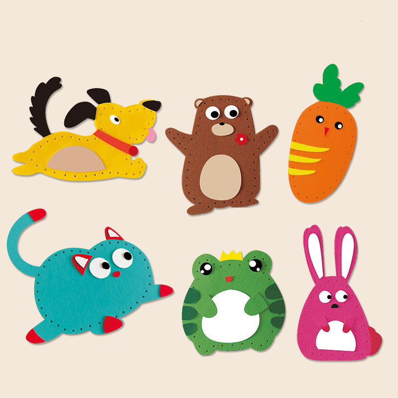 Kletshuts™ SewingCraft 1+1 GRATIS: DIY Dyr Sy Sæt Børn Kreativt Håndværk Sæt