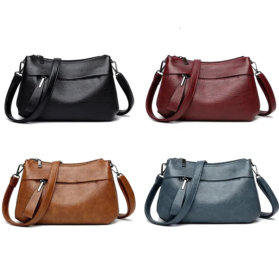 Icone™ CasualBag: Elegant, Afslappet Og Rummelig Crossbody- Og Skuldertaske