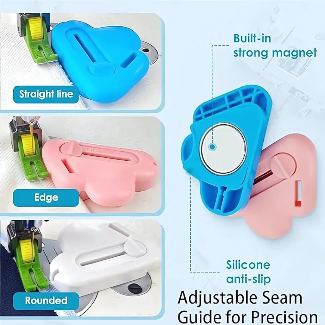 SewingTool- 2 I 1 Justerbar Syguide Og Indbygget Sømoplukker Værktøj