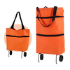Icone™ GroceryBag 1+1 GRATIS: Stor Kapacitet Indkøbspose Med Foldbare Hjul
