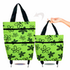 Icone™ GroceryBag 1+1 GRATIS: Stor Kapacitet Indkøbspose Med Foldbare Hjul