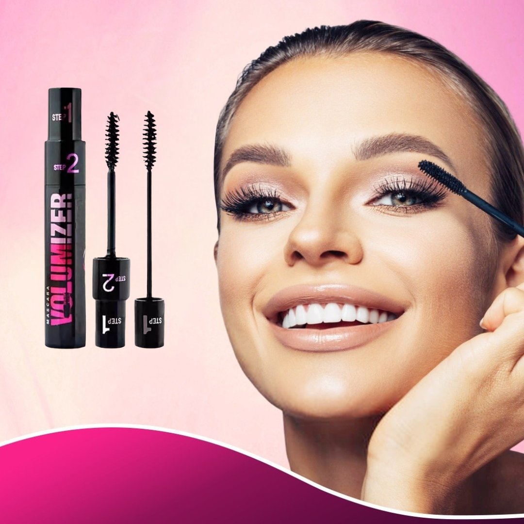 VolumizingMascara 1+1 GRATIS - Volumegivende Og Langtidsholdbar Vandfast Mascara