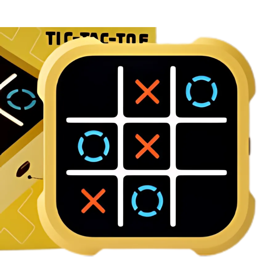 Kletshuts™ FunTicTacToe: Interaktivt Elektronisk Tic-Tac-Toe Spil For Alle Aldre