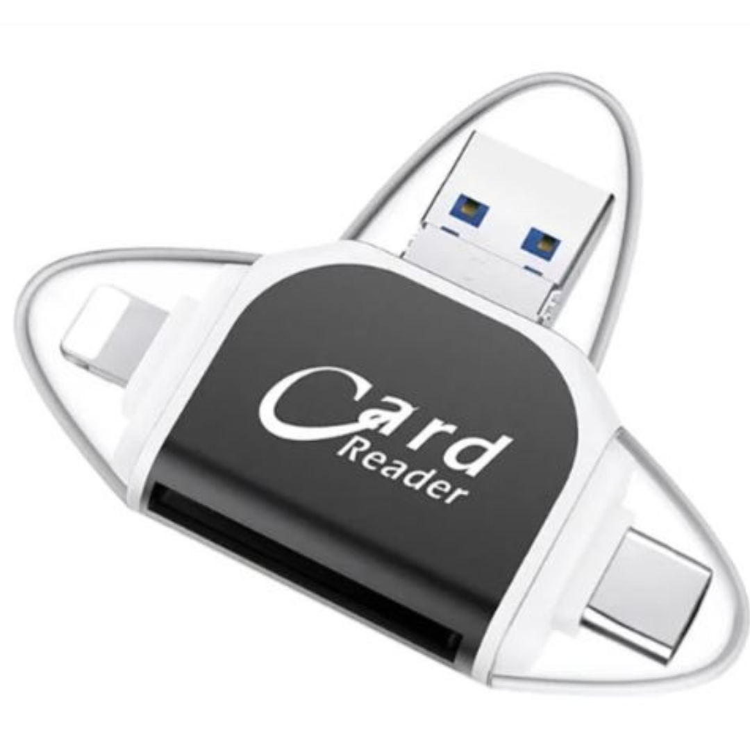 CardReader - Multi-Port 4 i 1 Universal SD TF- Kortlæser