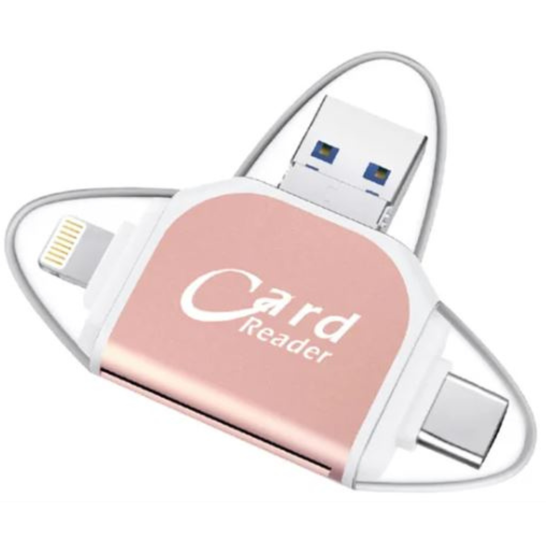 CardReader - Multi-Port 4 i 1 Universal SD TF- Kortlæser