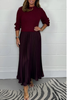 Icone™ PleatedDress: Langærmet Top Med Elegant Plisseret Nederdel Kjole