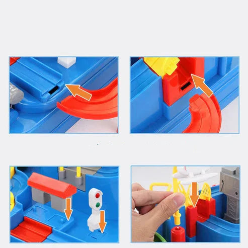 Kletshuts™ AdventureTrack: Interaktiv Pædagogisk Bil Eventyr Spor