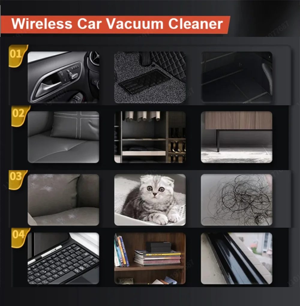 Cleaner Pro° VacuumCleaner: Bærbar Luft Blæser Og Støvsuger Renser