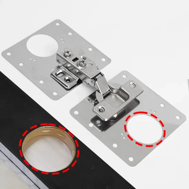 HingePlate 1+1 GRATIS: DIY Møbler Hængsler Reparation Sideplade