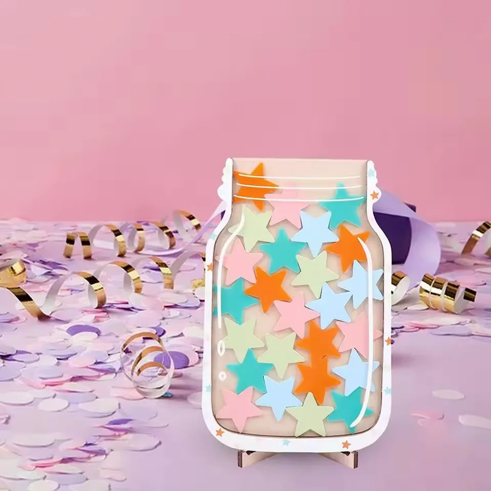 Kletshuts™ FunJar 1+1 GRATIS: Roliga Lärare Och Förälder BelöningsKrukke För Barn