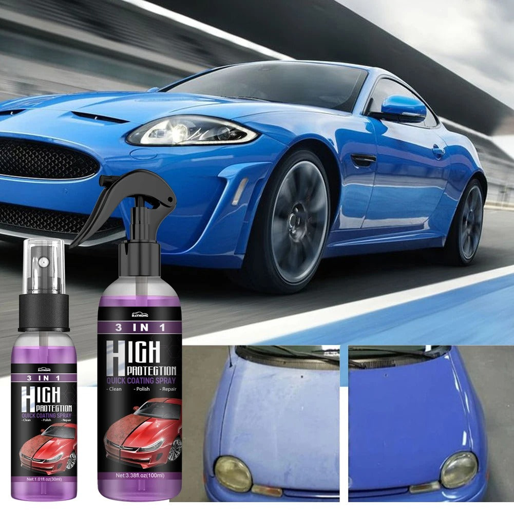 CarSpray: 3 I 1 Quick Bil Belægning Spray