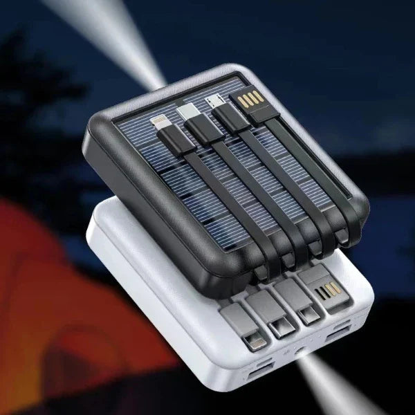 ChargingMate - 4 i 1 Mini Solar Strømforsyningsbank