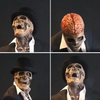 SkeletonMask: Realistisk Skræmmende Skelet Halloweenmaske Kostume