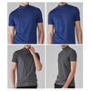 Icone™ FitShirt 1+1 GRATIS: Herres Smal Pasform Høj Hals Afslappet Skjorte