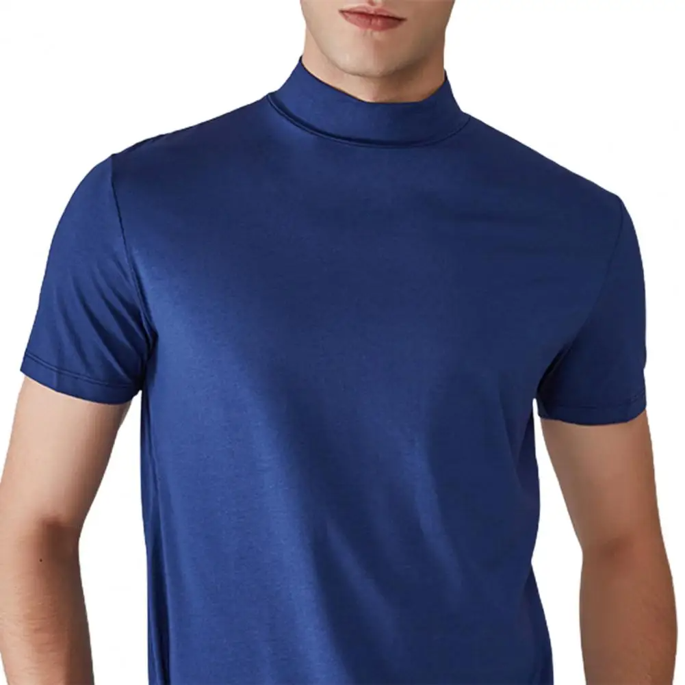 Icone™ FitShirt 1+1 GRATIS: Herres Smal Pasform Høj Hals Afslappet Skjorte