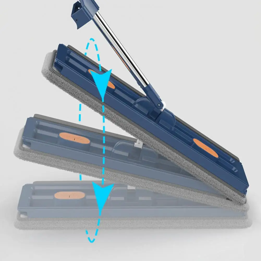 Cleaner Pro° RotatingMop: Stærk Håndtag Nem Rengøring 360° Roterende Flad Moppe