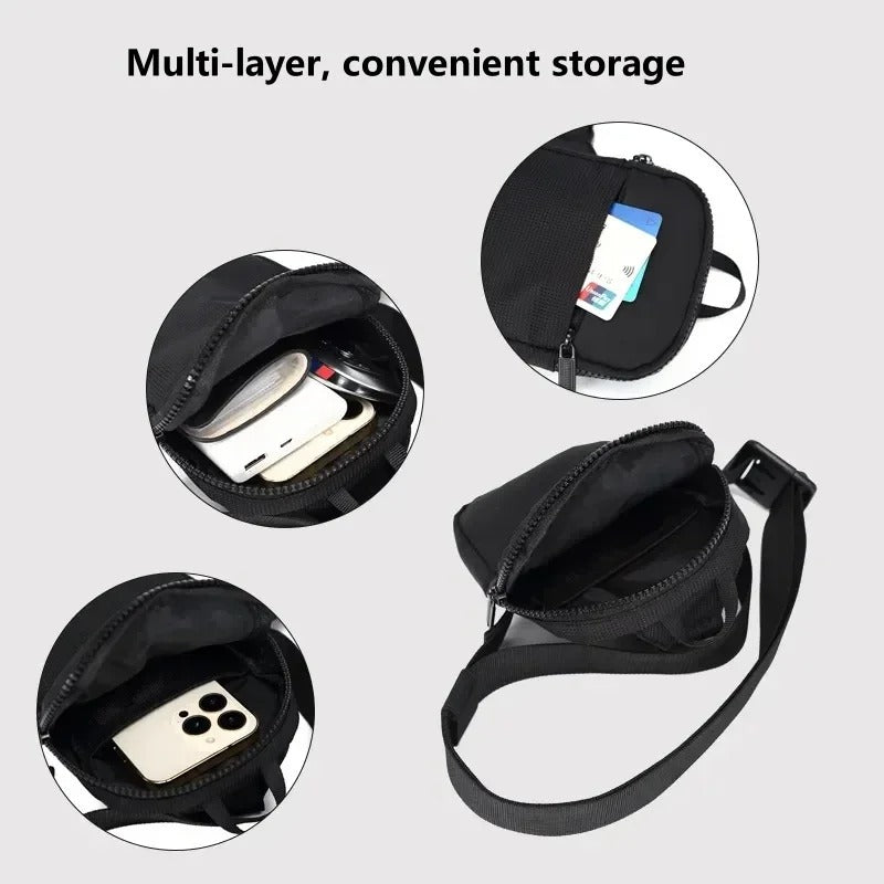 Icone™ ChestBag 1+1 GRATIS: Justerbar Rem Unisex Mini Slynge Brysttaske
