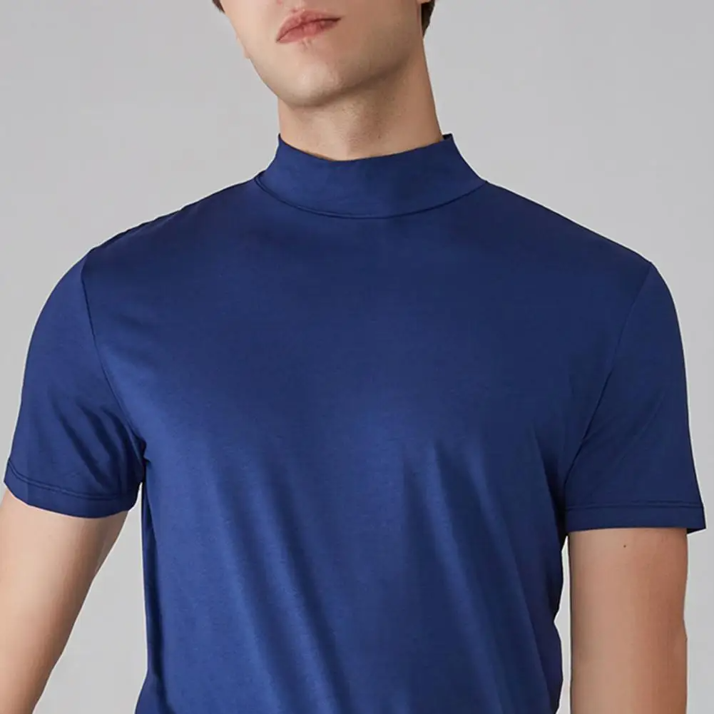 Icone™ FitShirt 1+1 GRATIS: Herres Smal Pasform Høj Hals Afslappet Skjorte