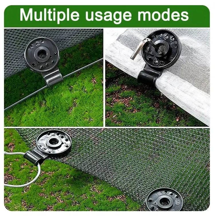 GlideHold® ShadeClips: Udendørs Telt Og Stofskygge Holdbare klips