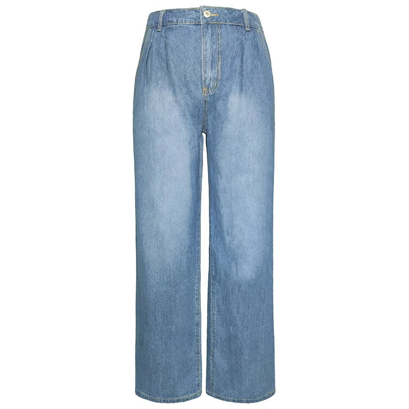 Icone™ FlaredJeans: Stilfuld Løs Flared Jeans