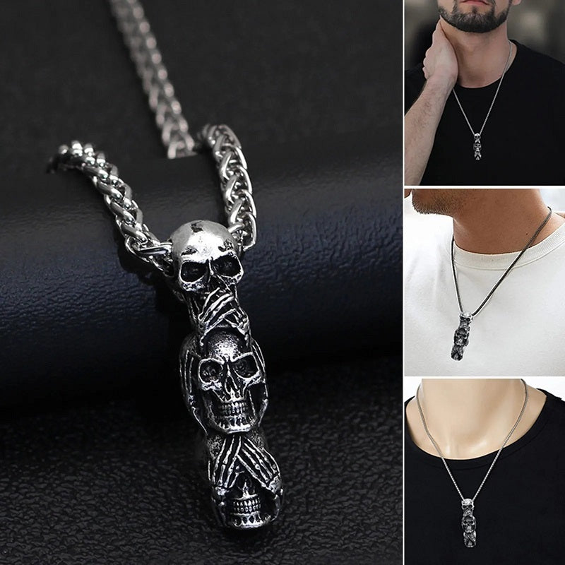 Jewelance™ SkullNecklace: Kranium Halskæde For Men And Kvinder