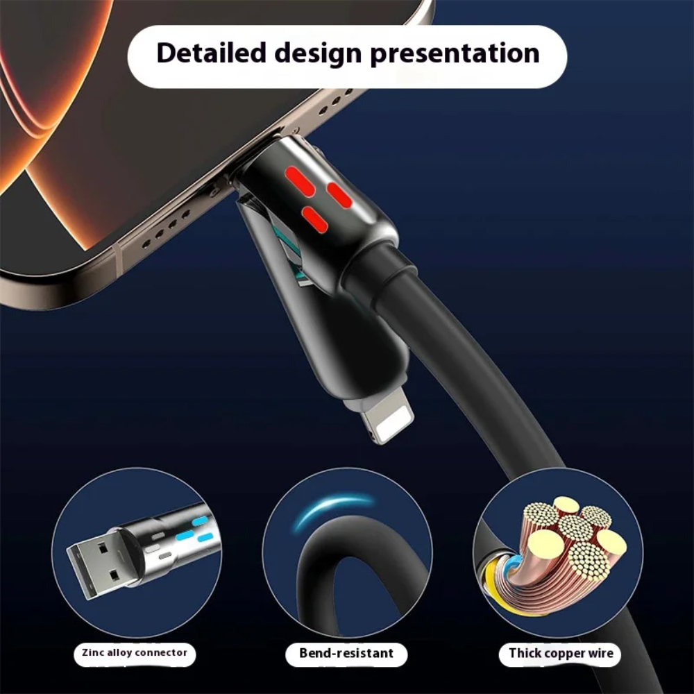 Globetrek° UniversalCable 1+1 GRATIS: Universal Smart Flere Opladning Kabel