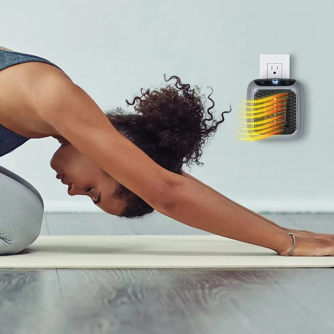 Globetrek° PortableHeater: Bærbar Energi Effektiv Plug-In Væg Monteret Varmeapparat