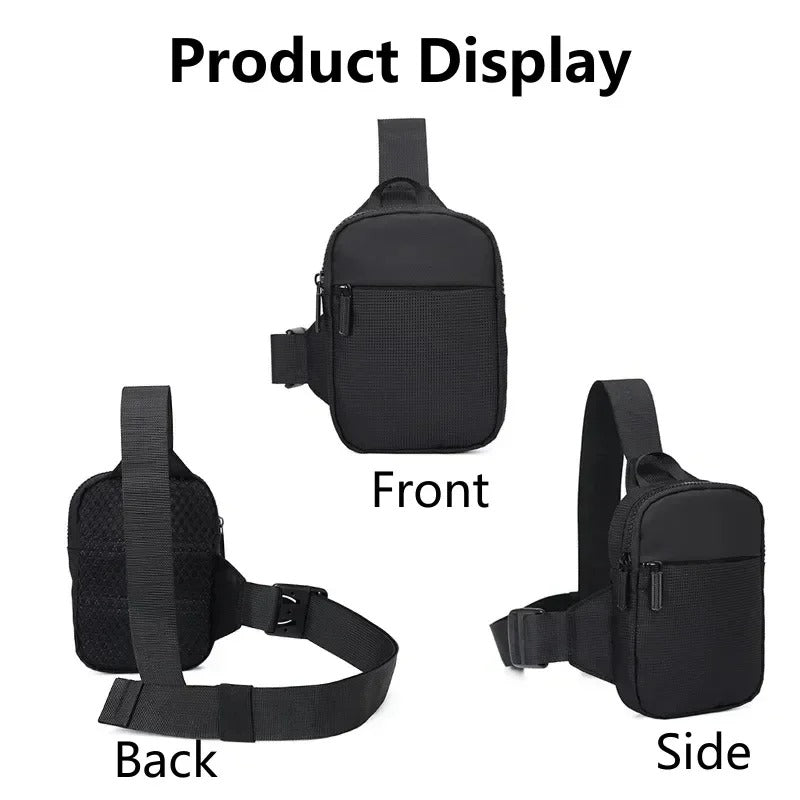 Icone™ ChestBag 1+1 GRATIS: Justerbar Rem Unisex Mini Slynge Brysttaske