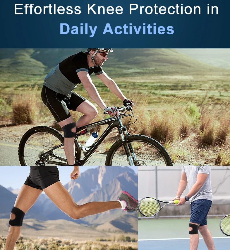 Icone™ KneeBrace 1+1 GRATIS: Justerbar Knæ Strop Velcro Støtte Og Beskytter Bøjle