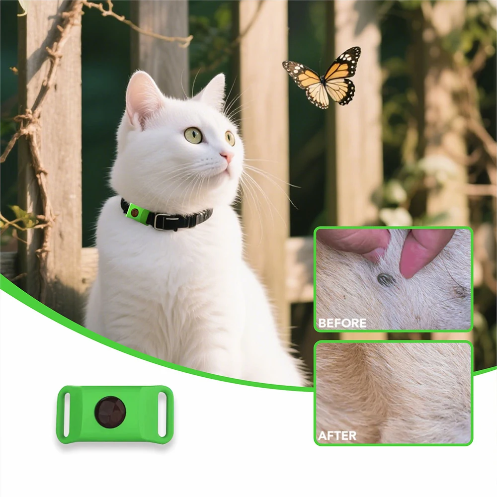 DogCatFri™ Anti-FleaPendant 1+1 GRATIS: Anti-Flåt- Og Loppe-Vedhæng Beskyttelse