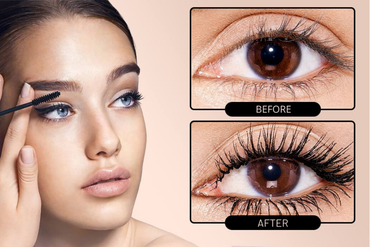 LashMascara 1+2 GRATIS: Ultra Sort Ekstra Volumen Øjenvippemascara