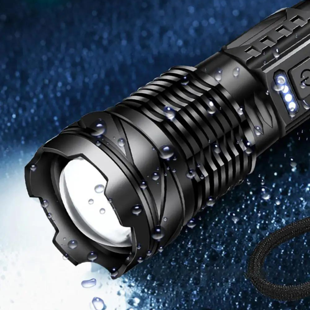 SuperFlashlight 1+1 GRATIS - Multifunktionel Genopladelig Lommelygte