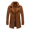 Icone™ WinterCoat: Luksus Dobbelt Krave Stilfuld Vinter Trench Frakke