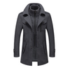 Icone™ WinterCoat: Luksus Dobbelt Krave Stilfuld Vinter Trench Frakke