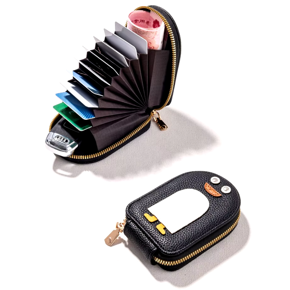 Icone™ PenguinWallet: Pingvin Stor Kapacitet Kort Holder