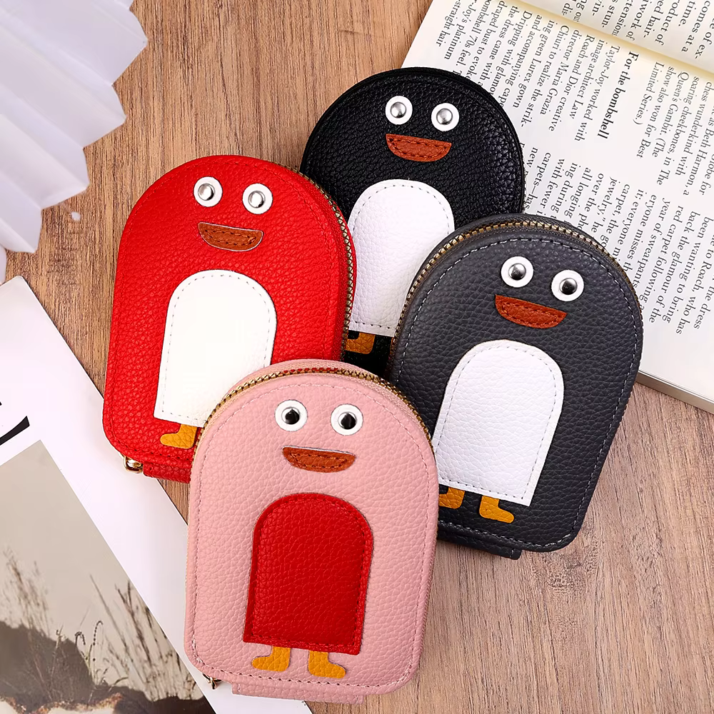 Icone™ PenguinWallet: Pingvin Stor Kapacitet Kort Holder